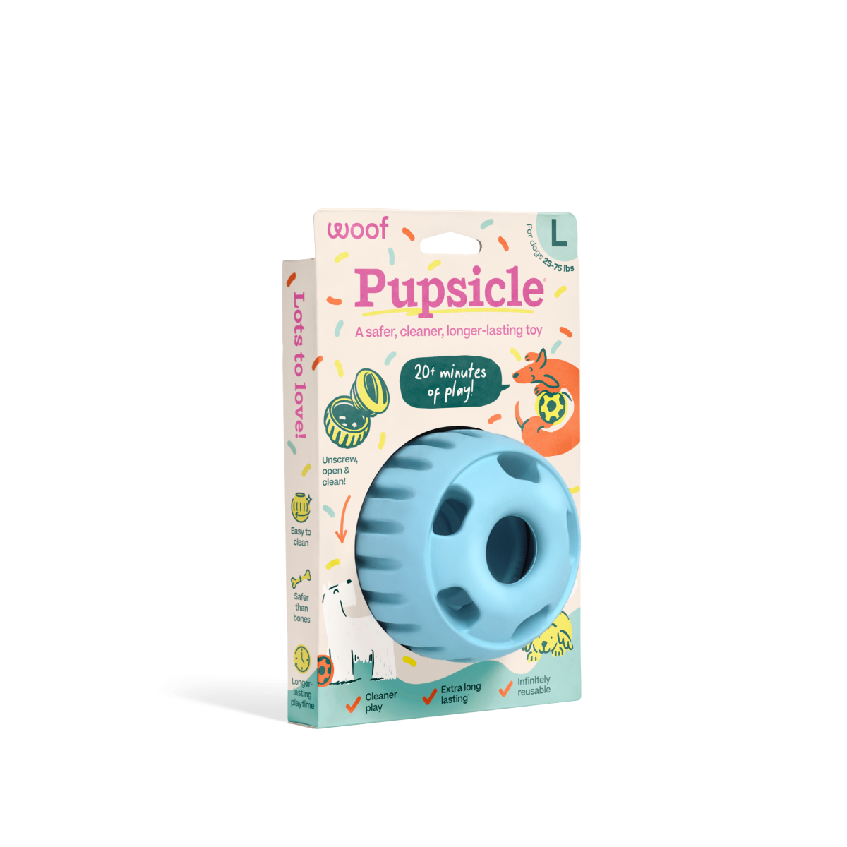 WOOF Pupsicle 'Birthday' Blue
