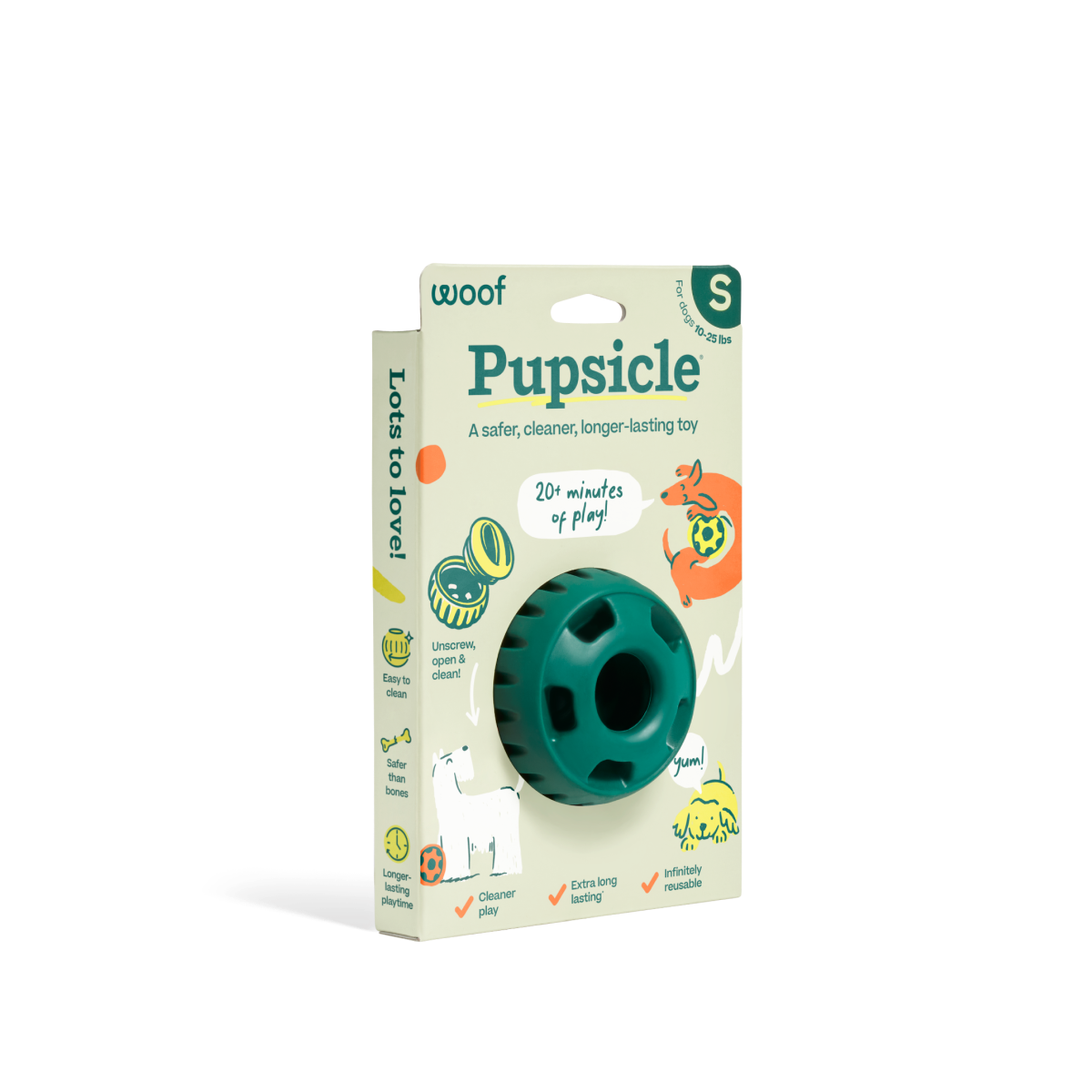 WOOF Pupsicle Green