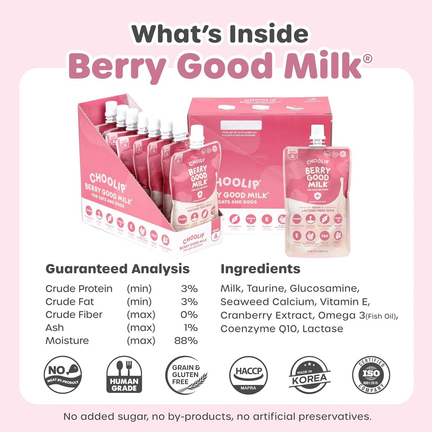Berry Good Milk Pouch (100mL x 8 Pouches)