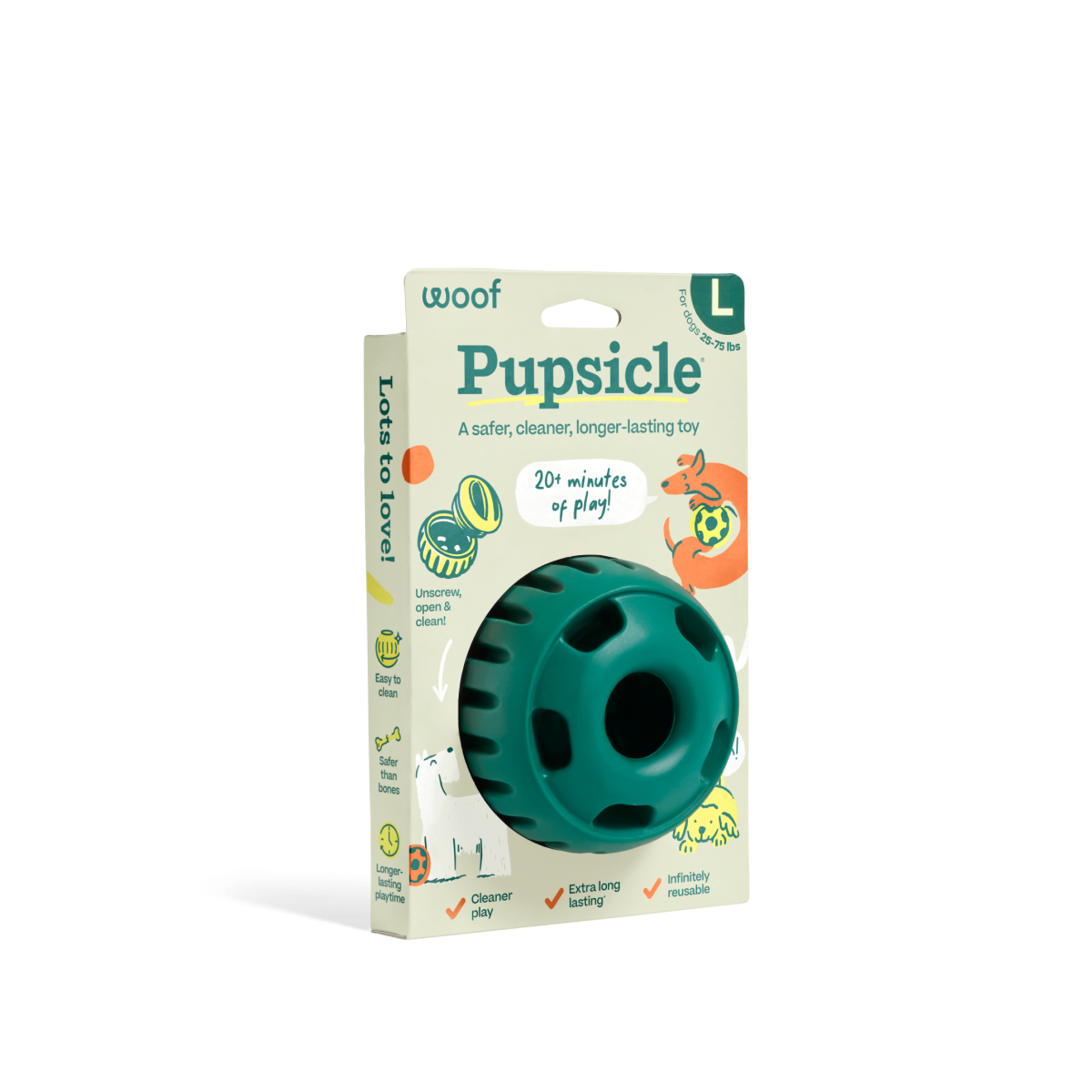 WOOF Pupsicle Green