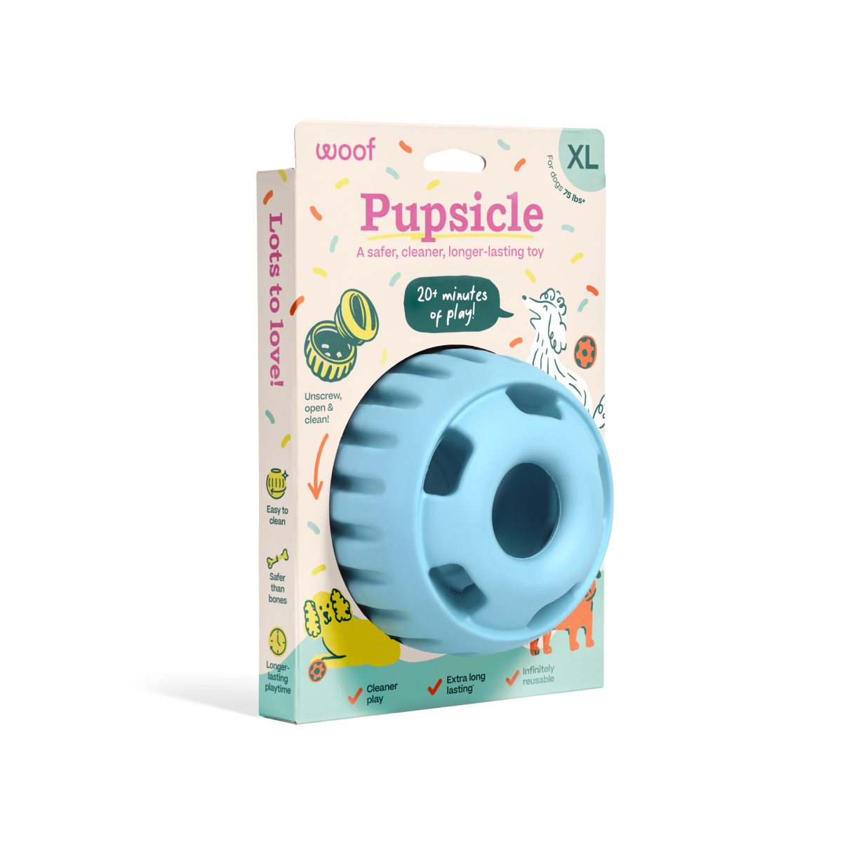WOOF Pupsicle 'Birthday' Blue
