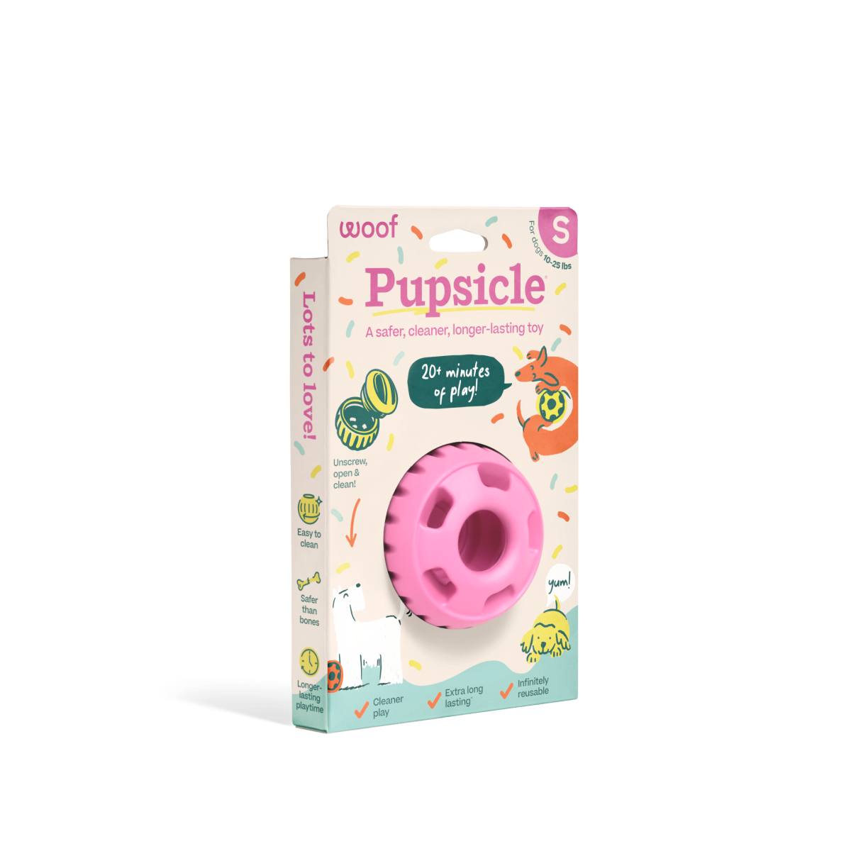 WOOF Pupsicle 'Birthday' Pink