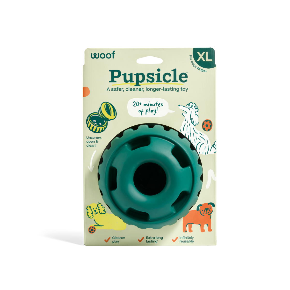 WOOF Pupsicle Green