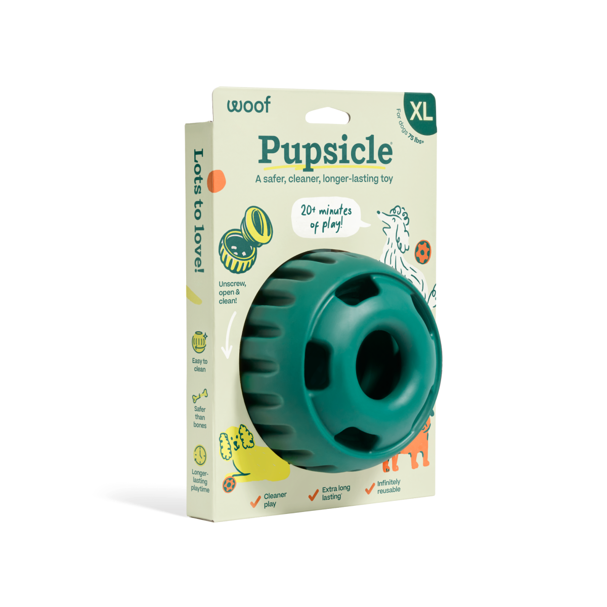 WOOF Pupsicle Green