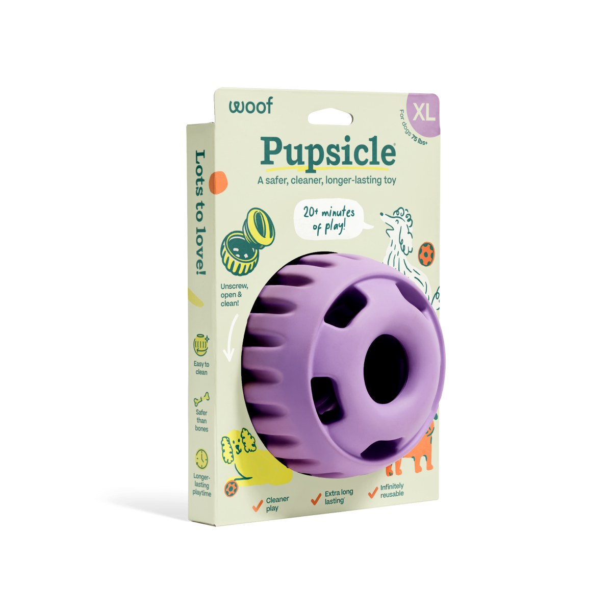 WOOF Pupsicle Lavender