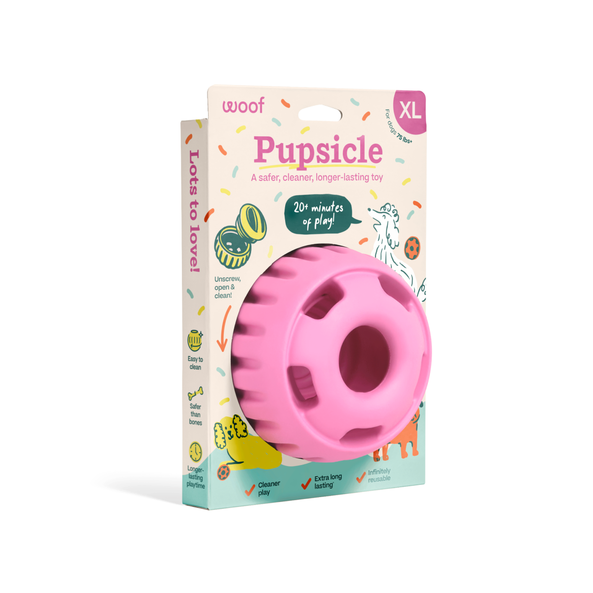 WOOF Pupsicle 'Birthday' Pink