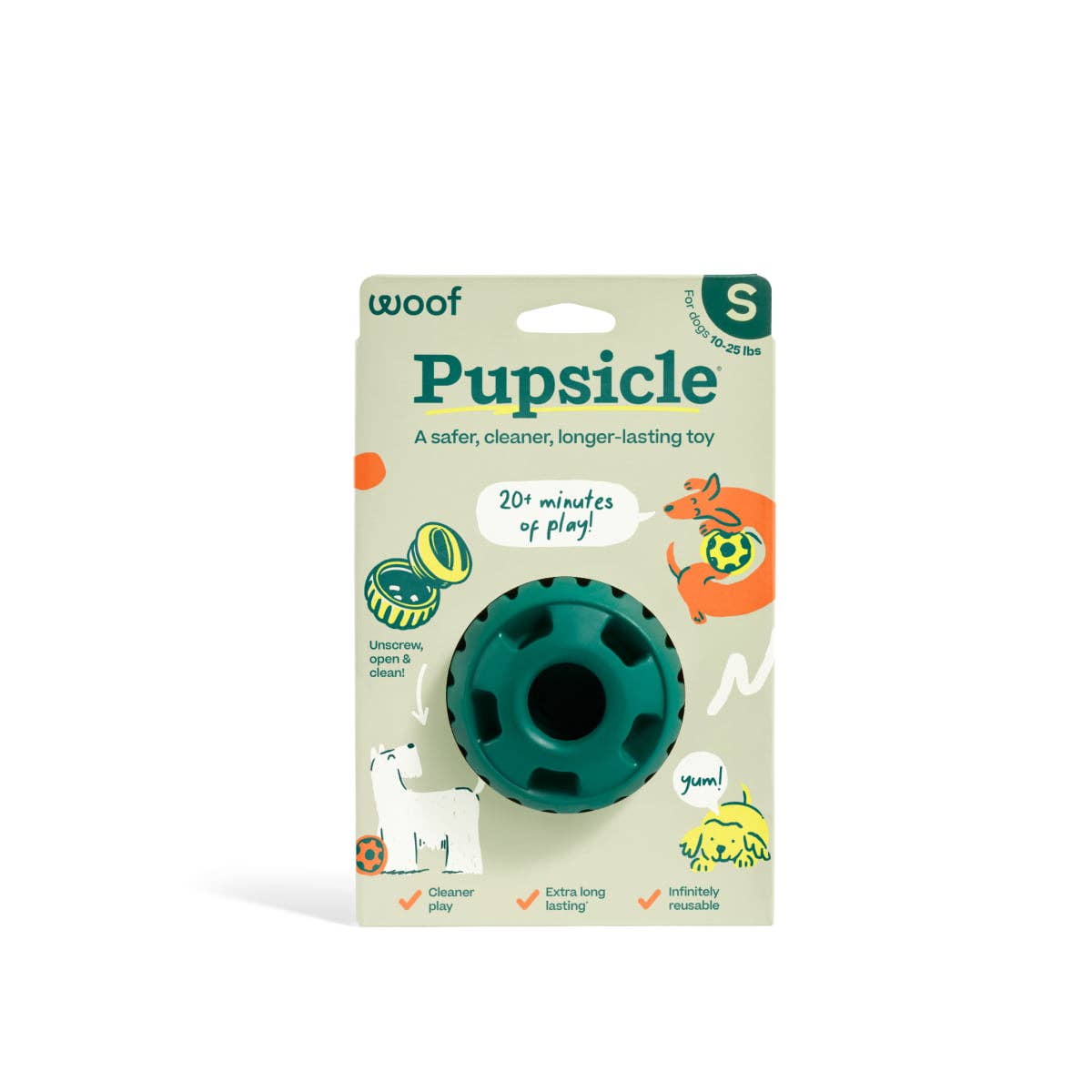 WOOF Pupsicle Green