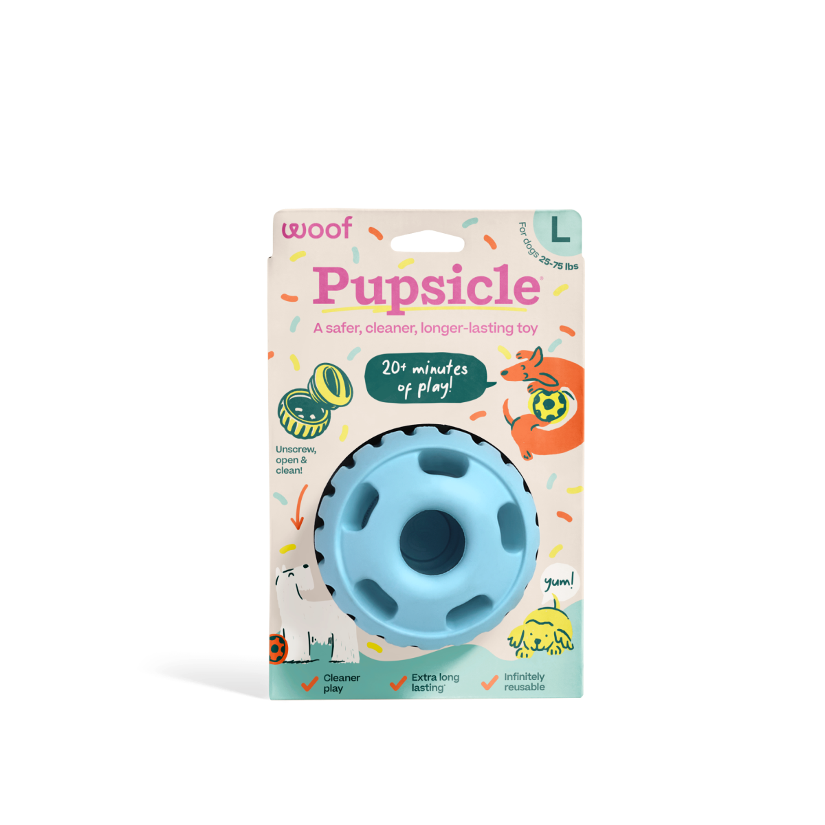 WOOF Pupsicle 'Birthday' Blue