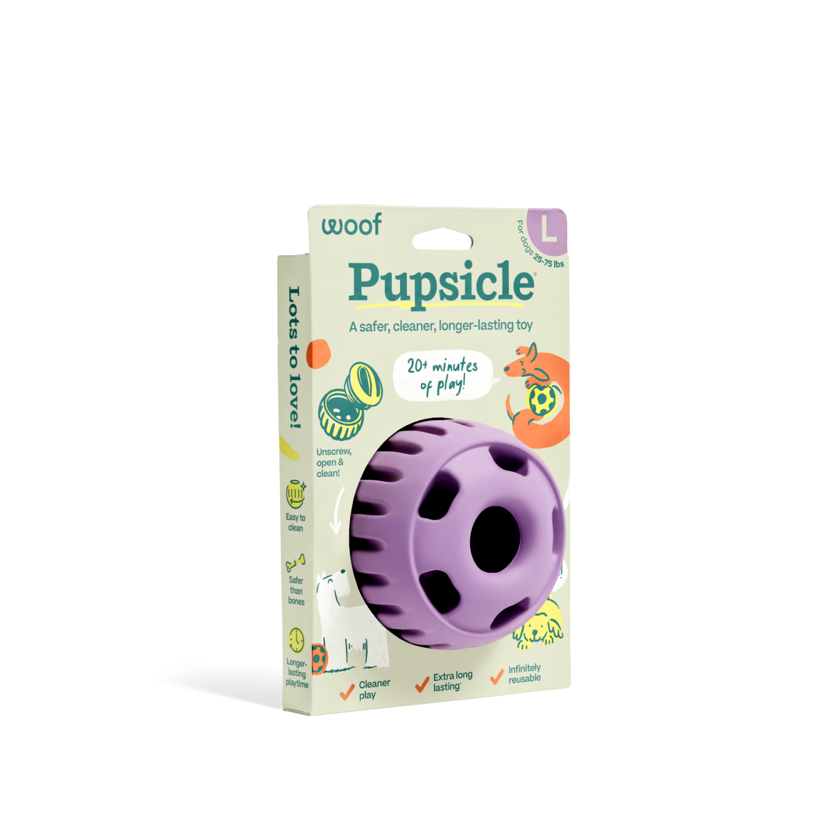 WOOF Pupsicle Lavender