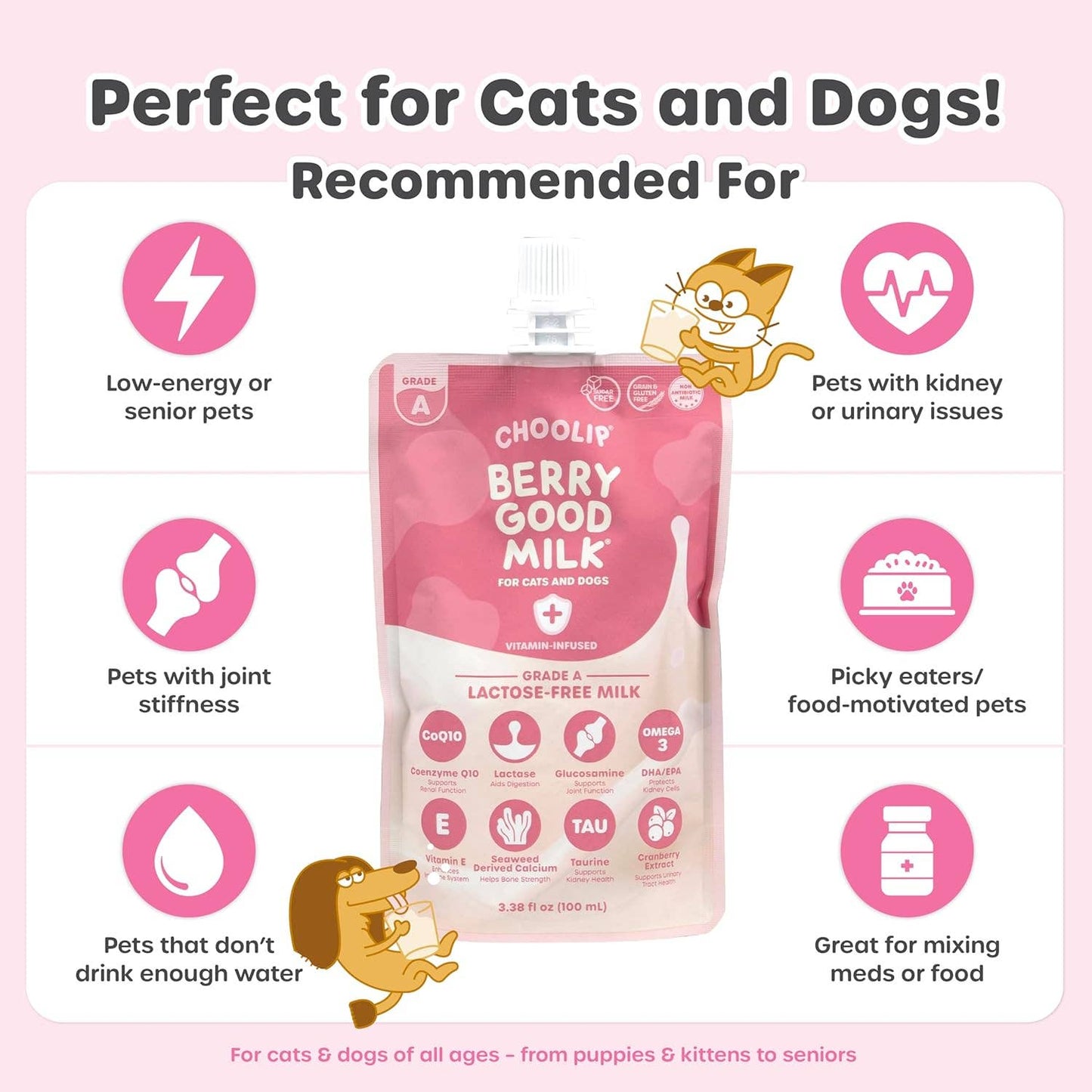 Berry Good Milk Pouch (100mL x 8 Pouches)
